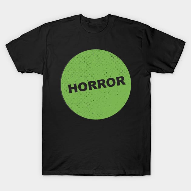 Horror VHS Sticker T-Shirt by Pufahl